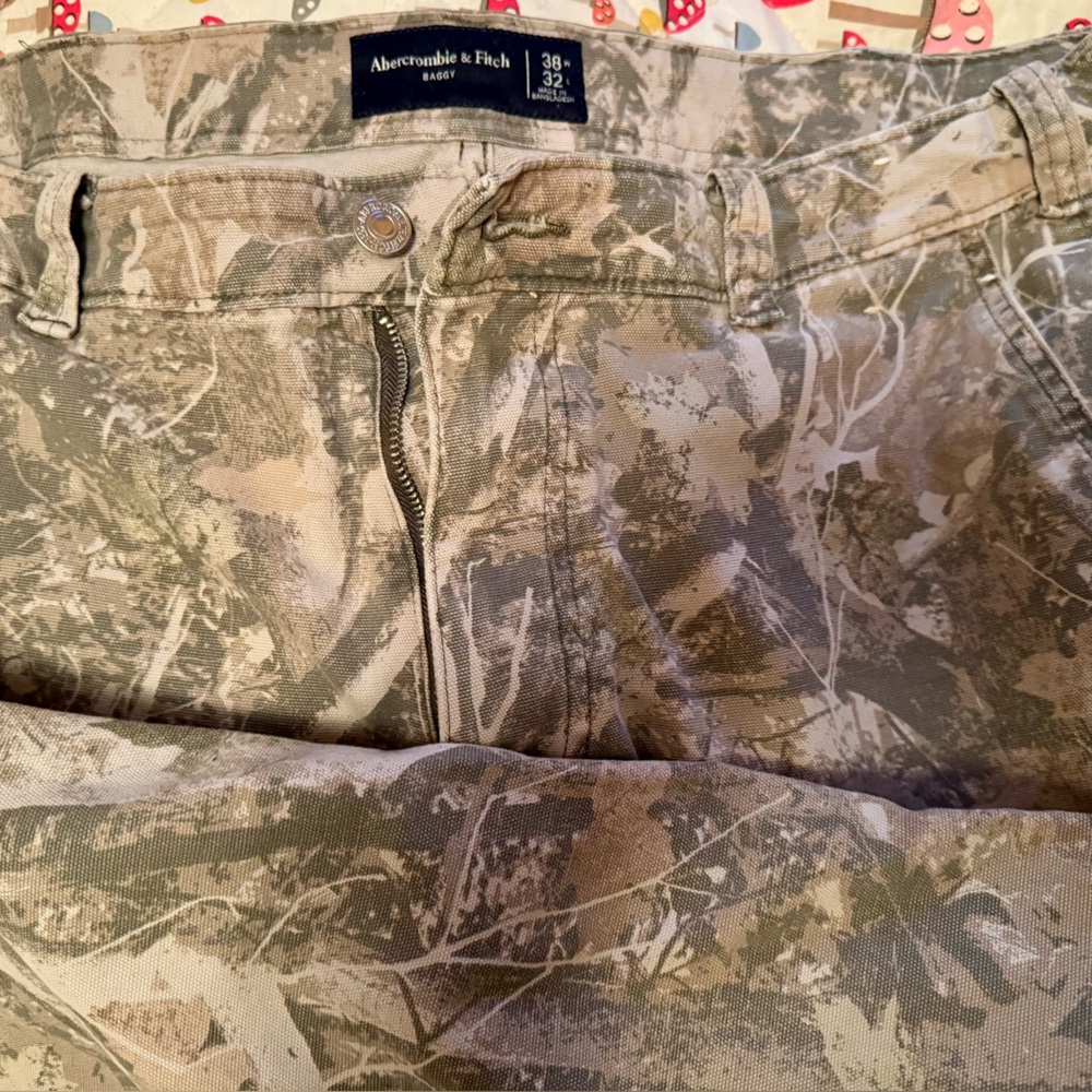 Abercrombie & Fitch Woodland Camo Trousers